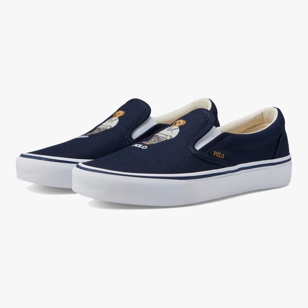 Polo by Ralph Lauren Men's Bear Embroidered Loafers